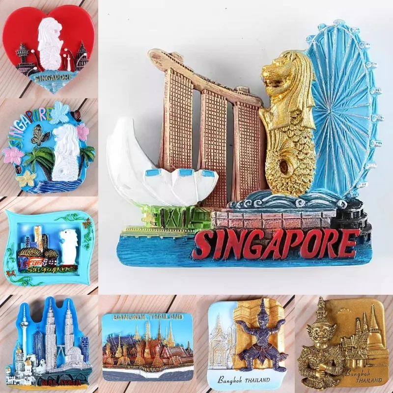 Home Decor Malaysia - Singapore-ウォータープルーフ冷蔵庫用ステッカー,お土産,自宅での結婚式のギフト