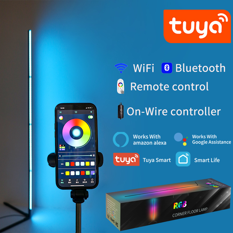 Home Decor Free App - Tuya RGBIC LED フロアランプ 180 センチメートルスマート
