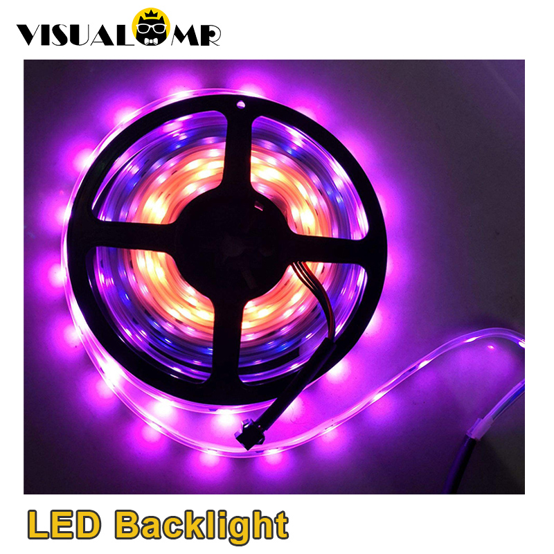 Home Decor Ai - LED TVバックライト,固定フレーム付きプロジェクタースクリーン,RGBストリップライト,マルチカラーリモコン,取り付けが簡単,家の装飾