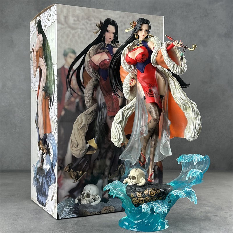 Home Decor Deals - ワンピースボア・ハンコックアニメフィギュア中国風チャイナドレス Pvc コレクタブルモデルデスクトップ装飾アニメコレクション家の装飾