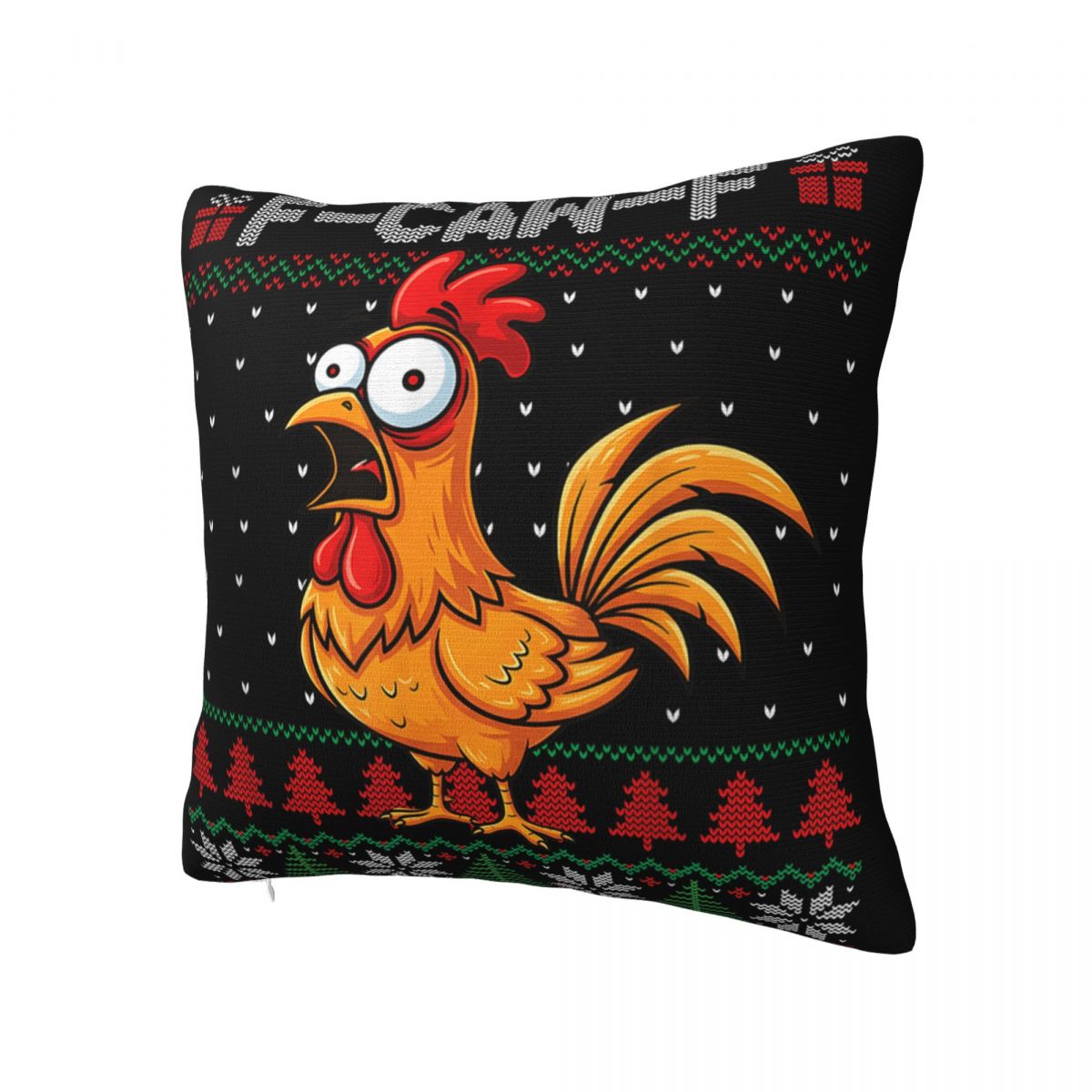 F-Caw-F 面白いチキンユーモア引用クリスマス枕カバーノ - Home Decor Quotes Ideas のレビューと価格