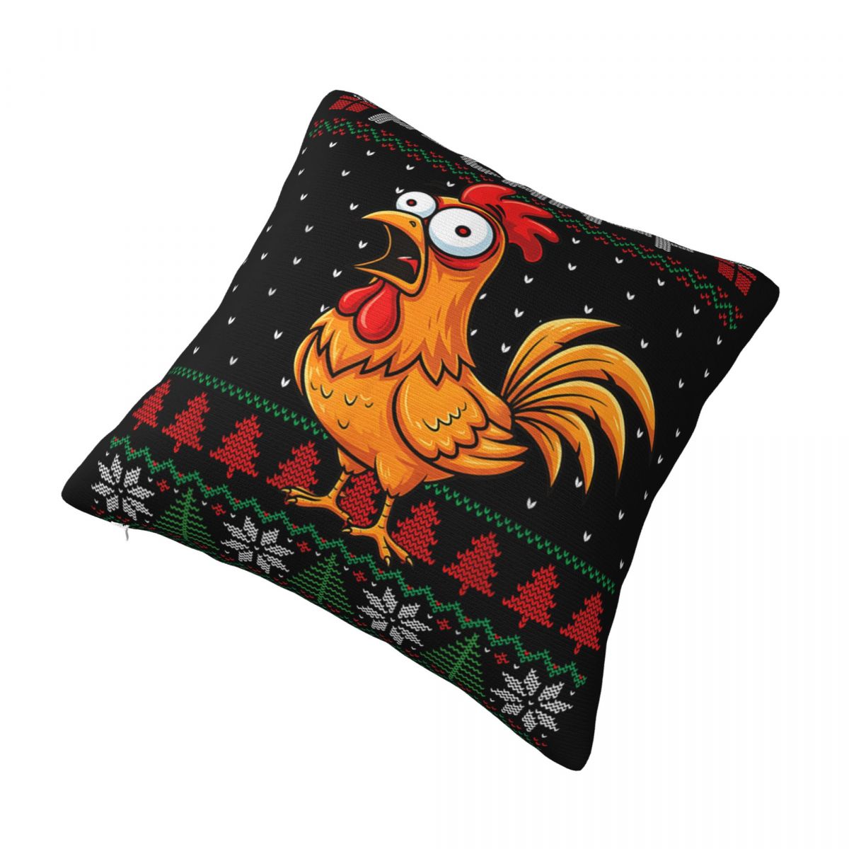 F-Caw-F 面白いチキンユーモア引用クリスマス枕カバーノ - Home Decor Quotes Ideas のレビューと価格