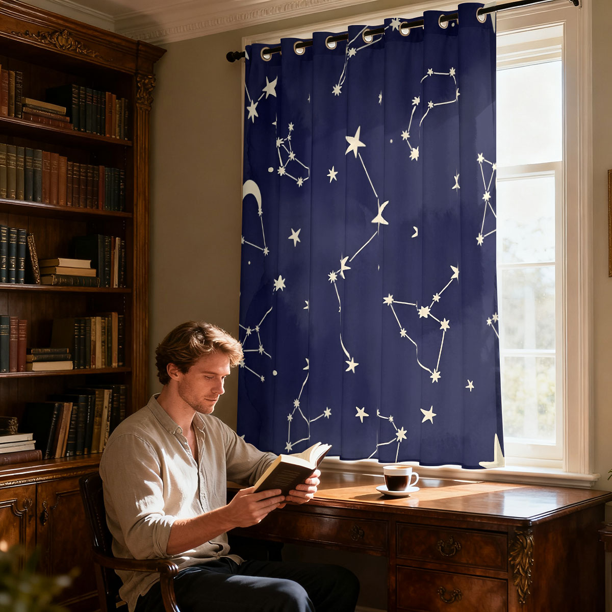 1pc レトロローズフローラルシングルループカーテン、リビン - Home Decor Curtain のレビューと価格