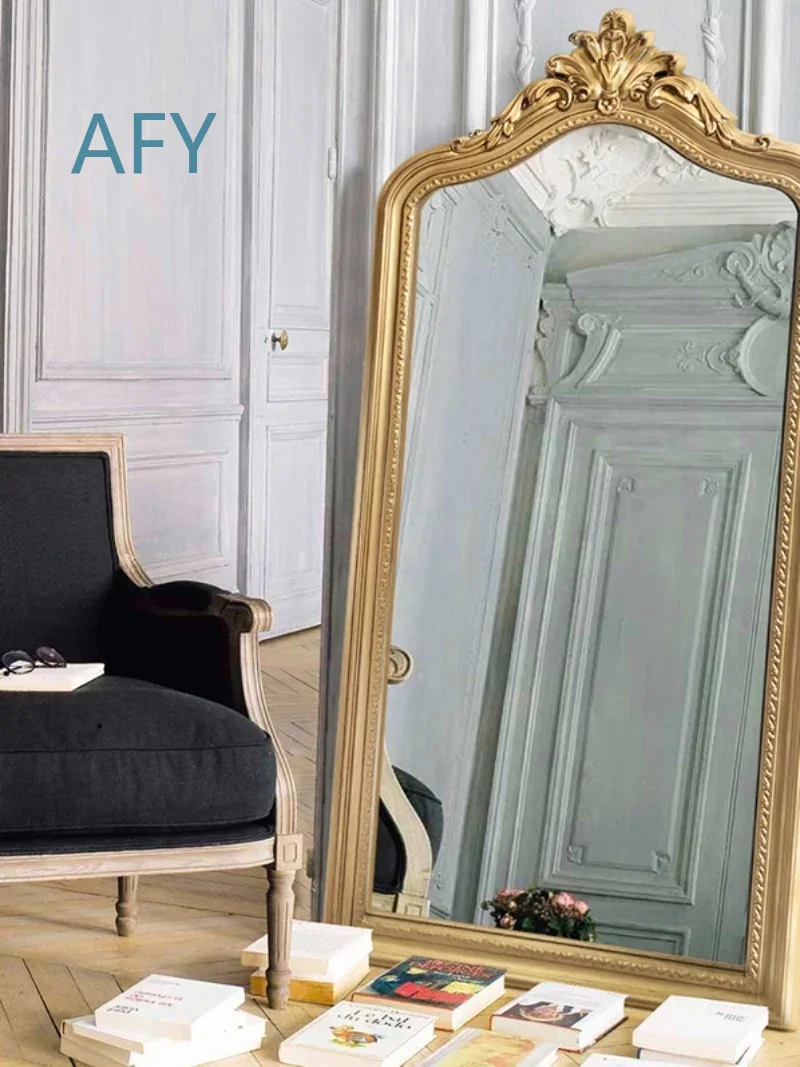 高級フランス製レトロ彫刻入り全身鏡、衣料品店、小売店の装飾、 - Home Decor Retail Stores のレビューと価格