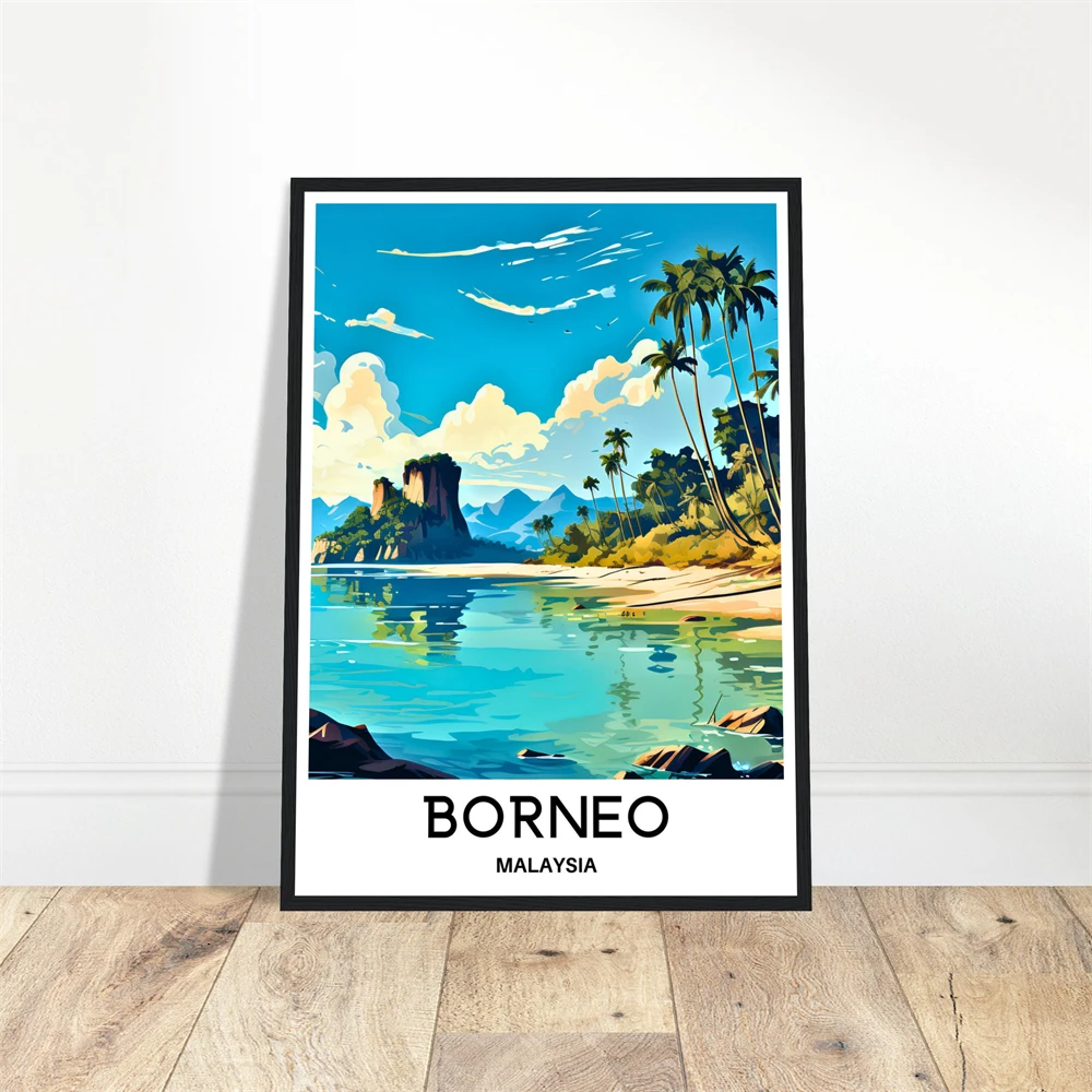 ペナンマレーシア旅行ポスターヴィンテージアジアンウォールアー - Home Decor Malaysia のレビューと価格