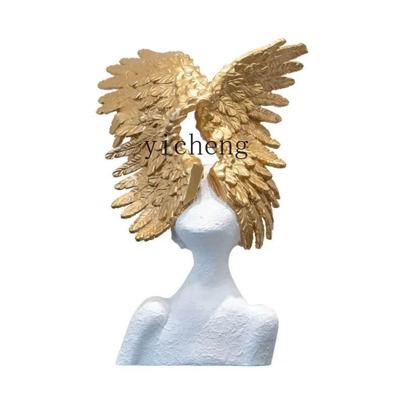 u18 モダンでシンプルな高級抽象アート ウィングエンジェル - Home Decor Resin のレビューと価格
