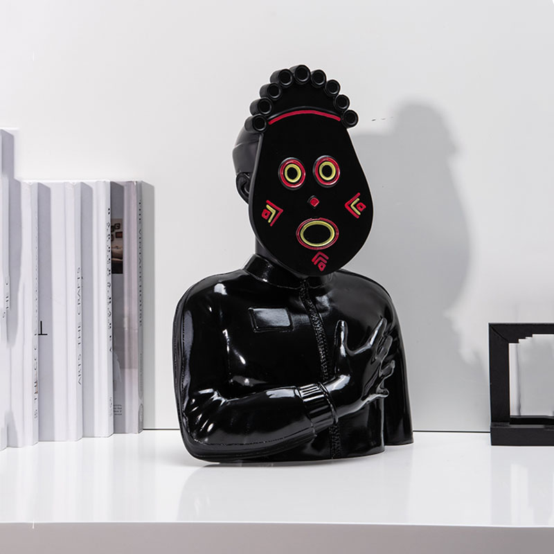 北欧家の装飾バンクシー像リビングルームの装飾ホームアクセサリ - Home Decor Y2K のレビューと価格
