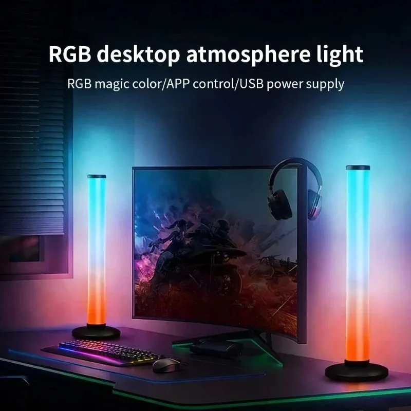 RGB LEDライトバー USB給電式、スマートTVアンビエ - Home Decor Free App のレビューと価格