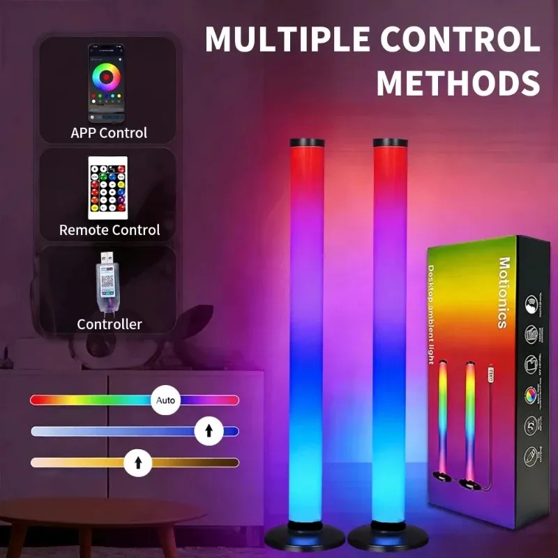 RGB LEDライトバー USB給電式、スマートTVアンビエ - Home Decor Free App のレビューと価格