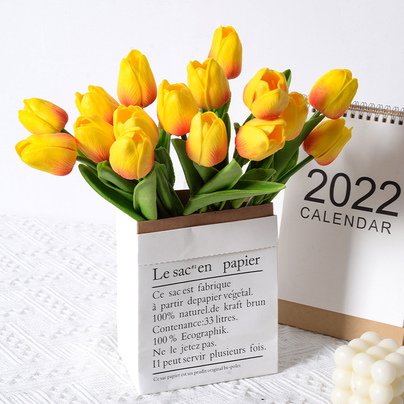 3/6/9 個チューリップ造花リアルタッチ人工花束 Pe 造 - Home Decor Tulip のレビューと価格