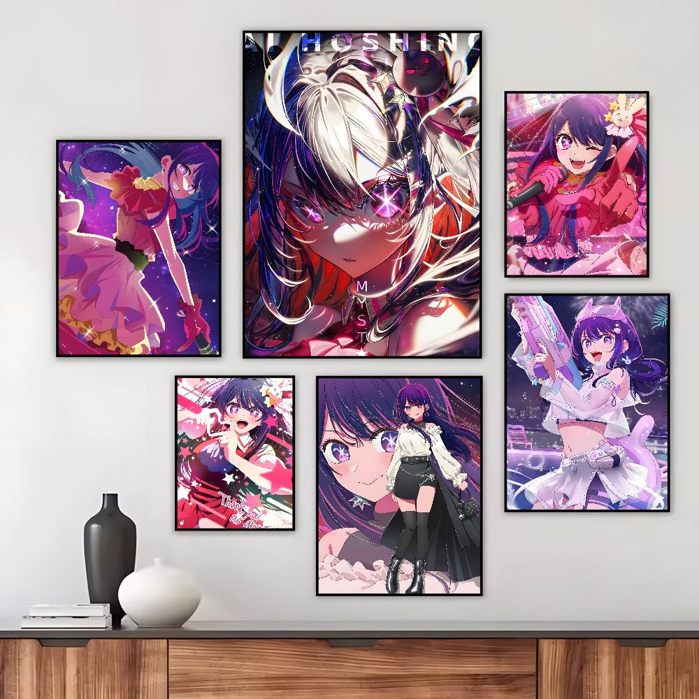 推しの子 星野愛 ポスターアート キャンバス HD 美的印刷 - Home Decor Ai のレビューと価格
