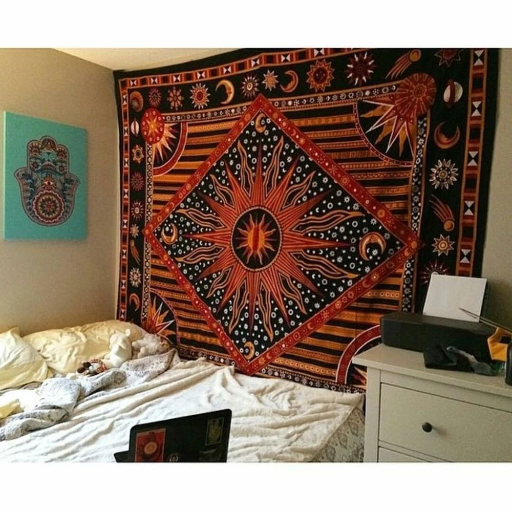 インドのタロット,ヒッピー,タペストリー,寝室,リビングルー - Home Decor Hippie のレビューと価格