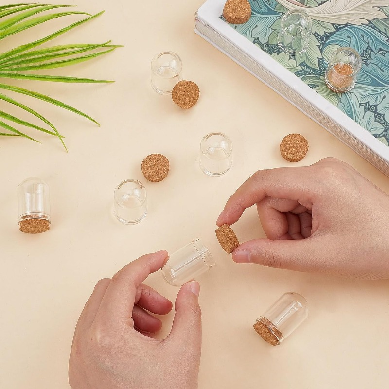 20 セット ガラス クローシュ ドーム ミニ ディスプレイ - Terrarium Glass Bottle のレビューと価格