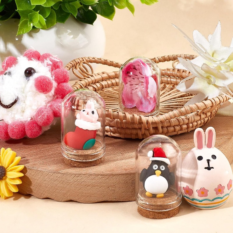 20 セット ガラス クローシュ ドーム ミニ ディスプレイ - Terrarium Glass Bottle のレビューと価格