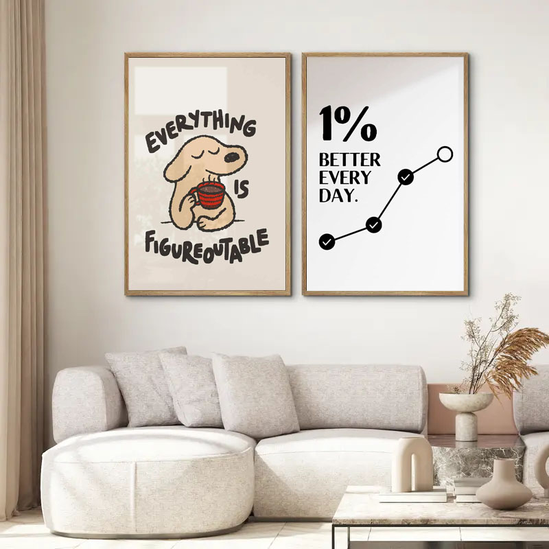 フレームなし 1枚入り 感動的な引用句ポスター ウォールアー - Home Decor Quotes Ideas のレビューと価格