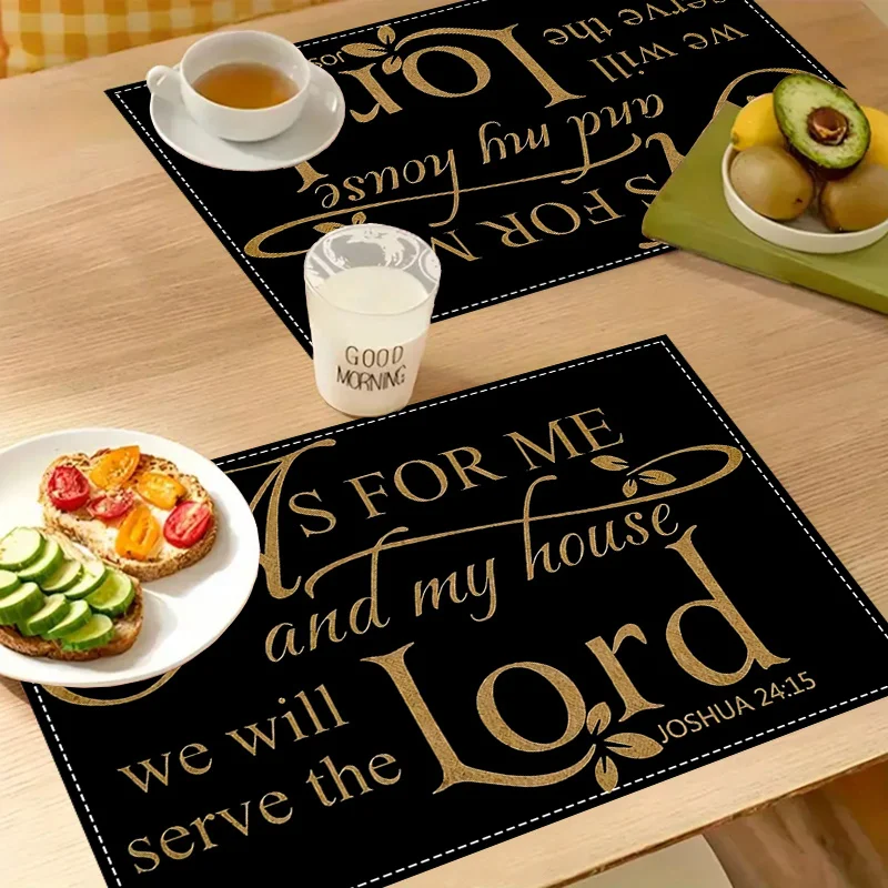 インスピレーションを与えるリネンプレースマット 4 枚 -  - Home Decor Quotes Ideas のレビューと価格