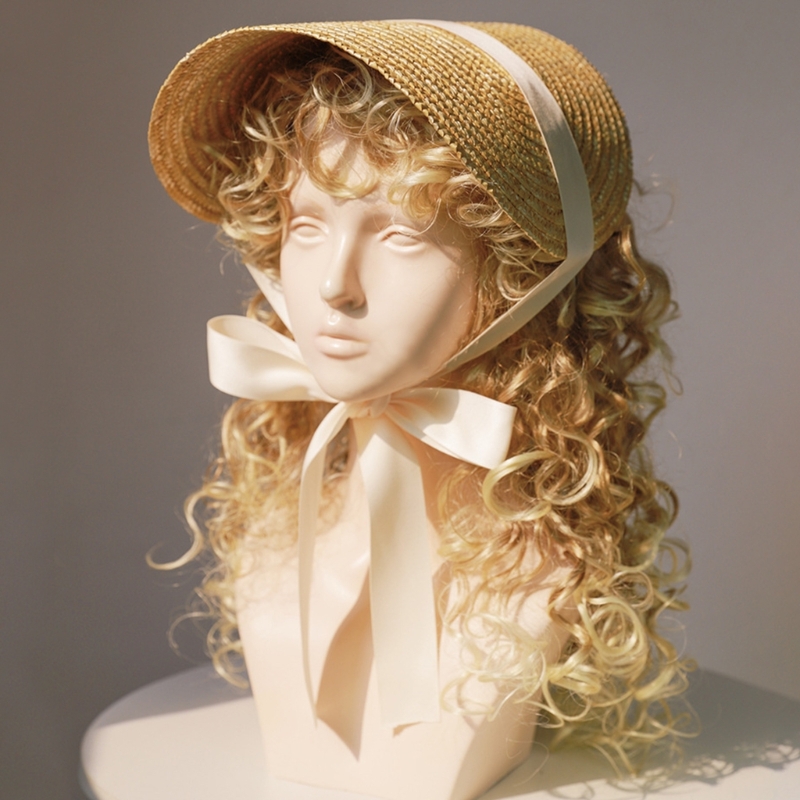 ティーンガールズ麦わら帽子サンキャップロリータスタイルビクト - Victory Home Decor のレビューと価格