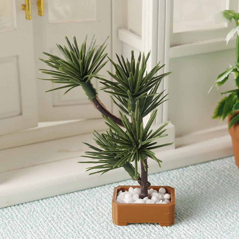 1 個 1/12 ドールハウスシミュレーション松の木緑植物盆 - Home Decor Tree のレビューと価格