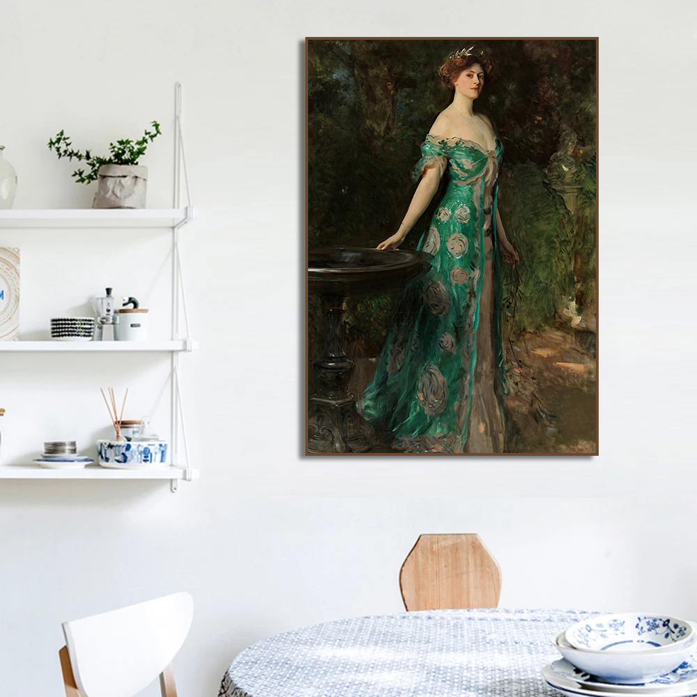 ルネッサンス女性肖像画ポスターヴィンテージビクトリア朝女性喫 - Victory Home Decor のレビューと価格
