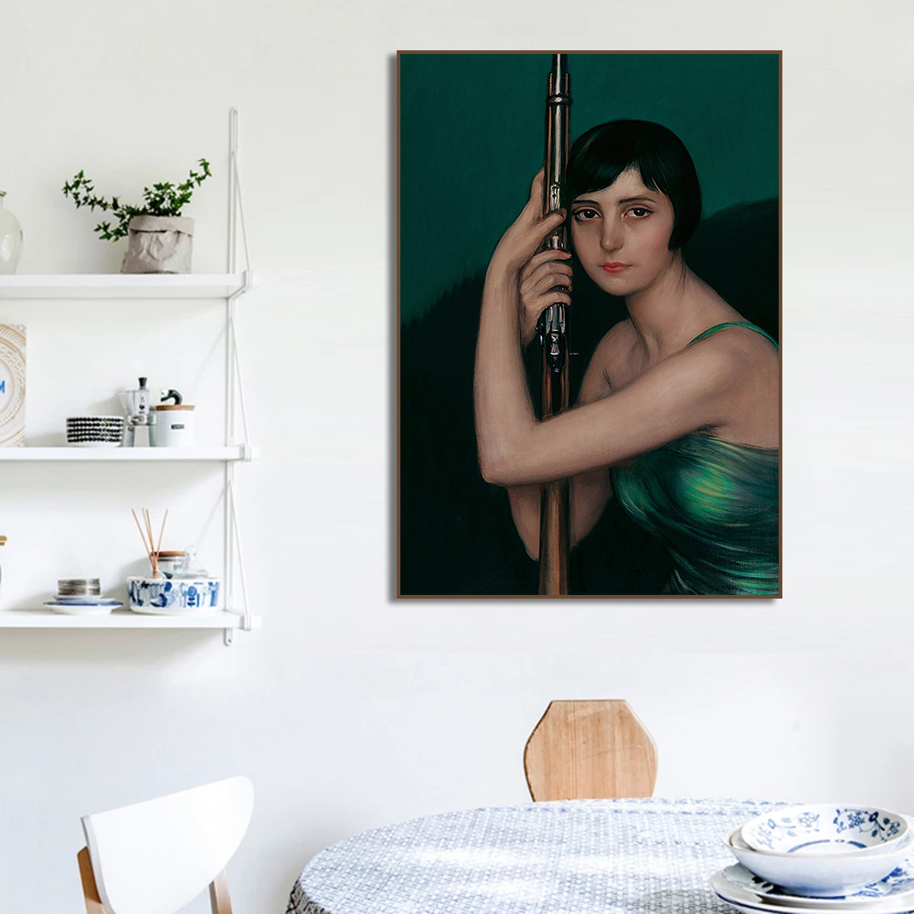 ルネッサンス女性肖像画ポスターヴィンテージビクトリア朝女性喫 - Victory Home Decor のレビューと価格