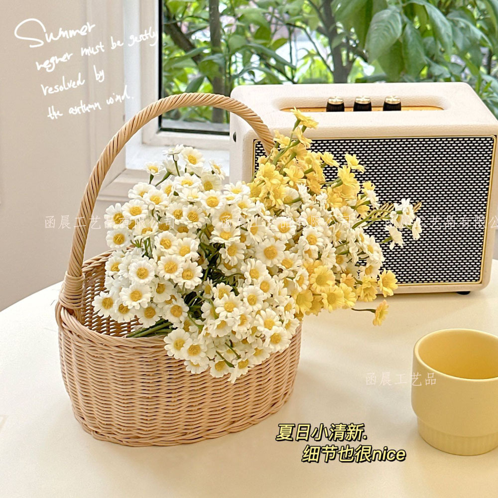 カモミール造花ヨーロッパスタイルのダイニングテーブル造花家の - Home Decor Tulip のレビューと価格