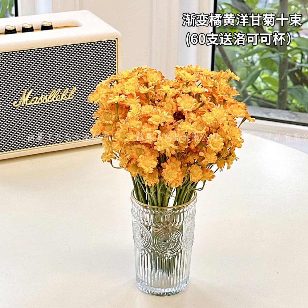 カモミール造花ヨーロッパスタイルのダイニングテーブル造花家の - Home Decor Tulip のレビューと価格