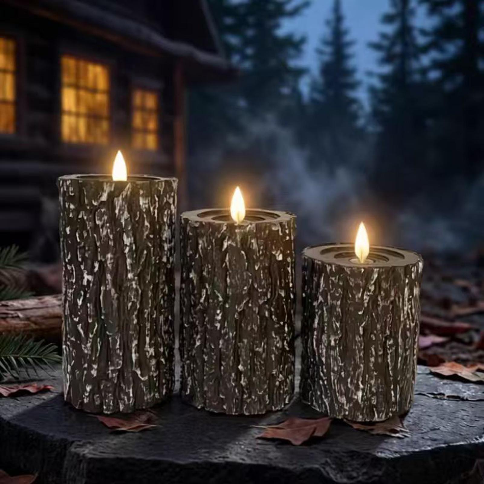 リモコン付きフレームレスキャンドル 3個 LEDフレームレス - Home Decor Tree のレビューと価格