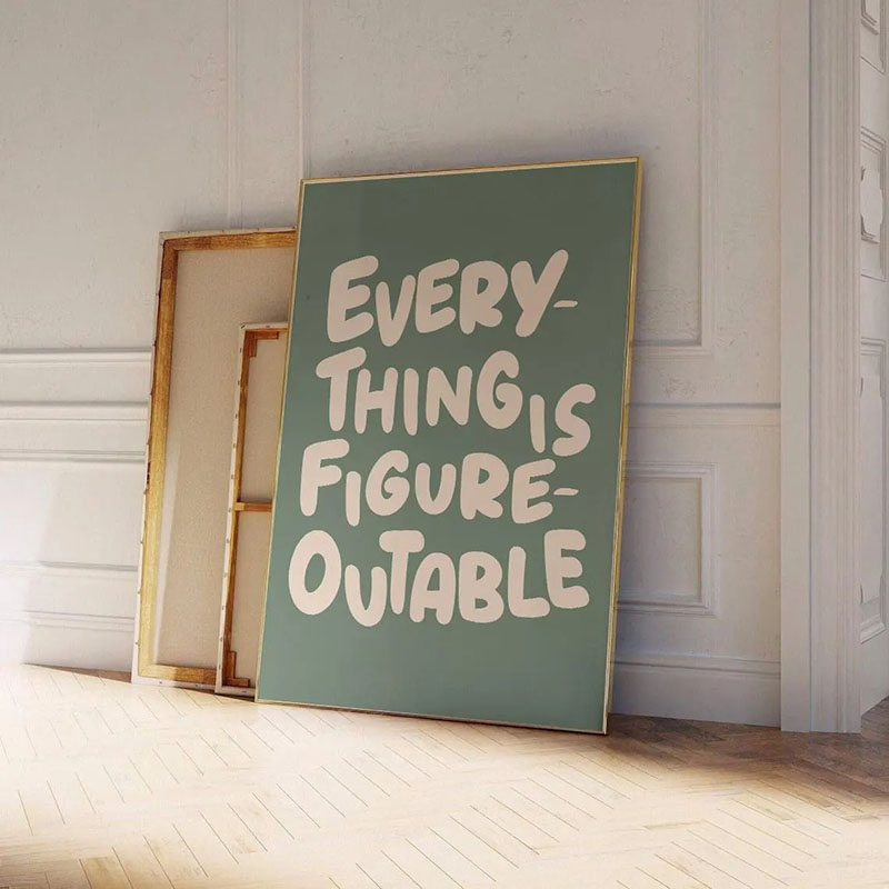 1枚入り 感動的な引用句ポスター ウォールアート モチベーシ - Home Decor Quotes Ideas のレビューと価格