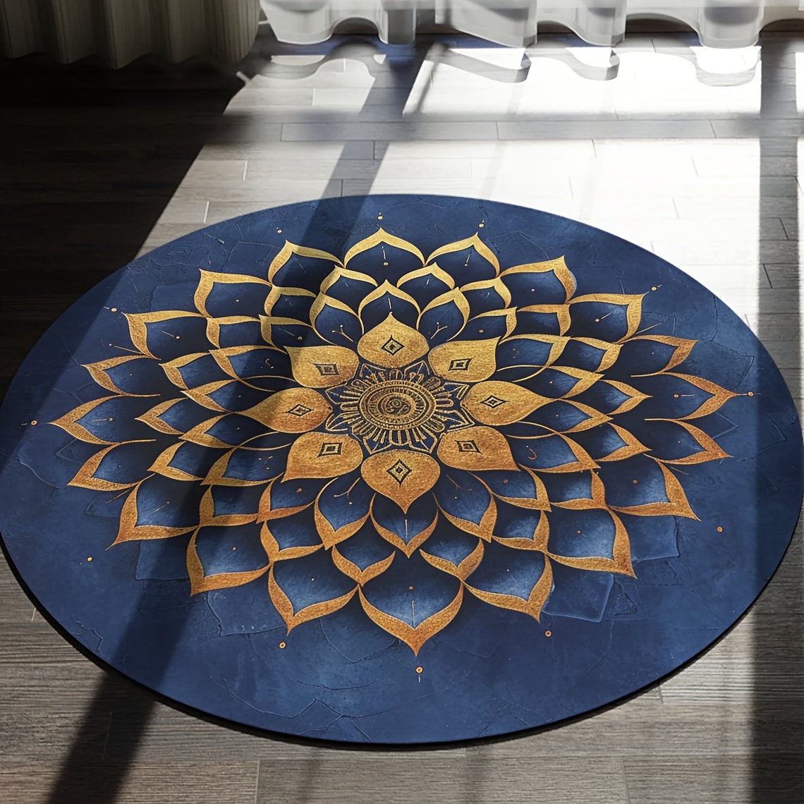 ヴィンテージ風の対称模様グラフィックフロアカーペット、耐久性 - Home Decor Retail Stores のレビューと価格