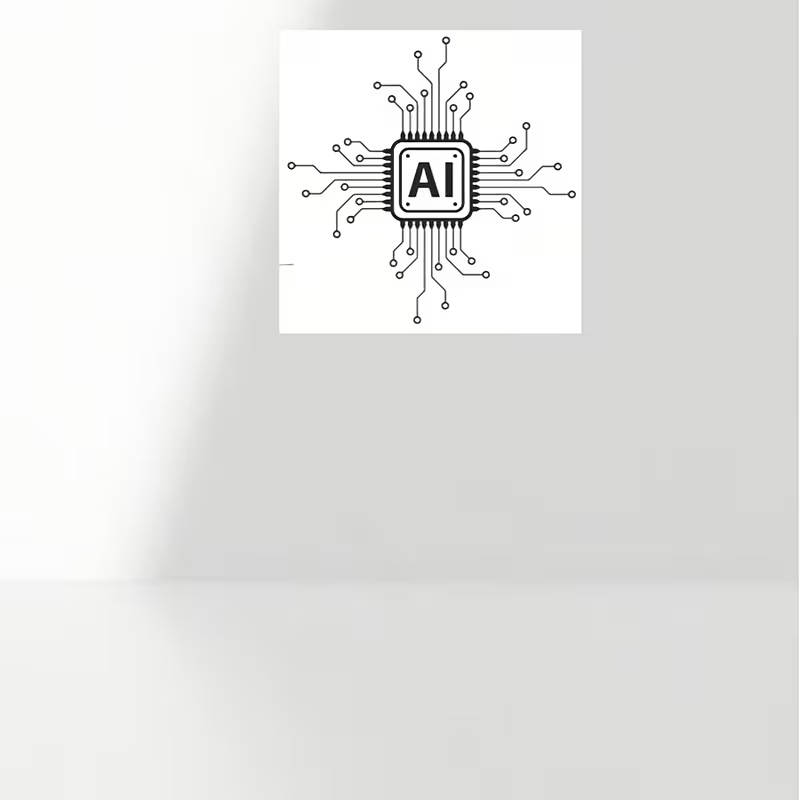 AIテクノロジー回路基板ビニールウォールデカール - 漫画風 - Home Decor Ai のレビューと価格