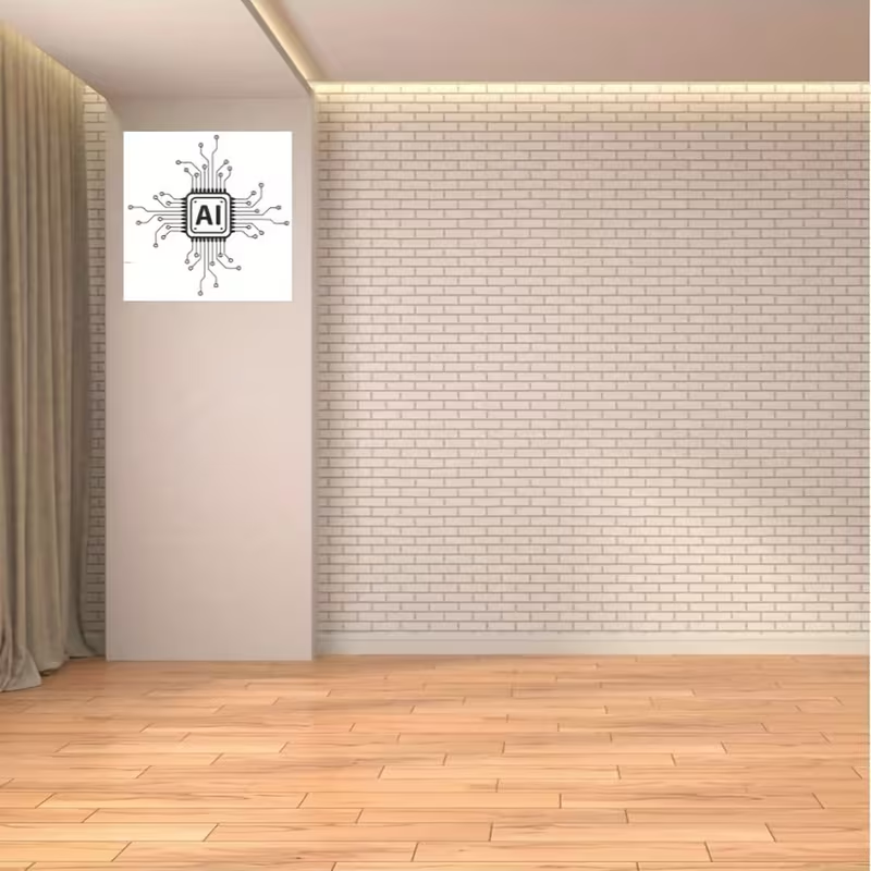 AIテクノロジー回路基板ビニールウォールデカール - 漫画風 - Home Decor Ai のレビューと価格