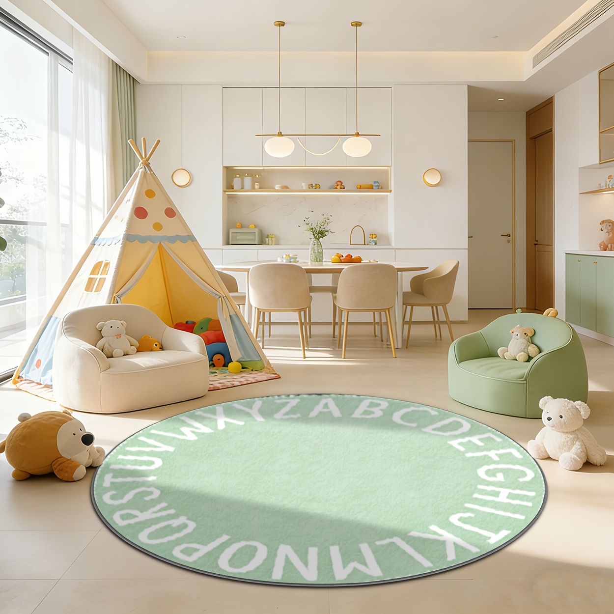 ヴィンテージモダンな曲線模様のフロアカーペット、耐久性のある - Home Decor Retail Stores のレビューと価格