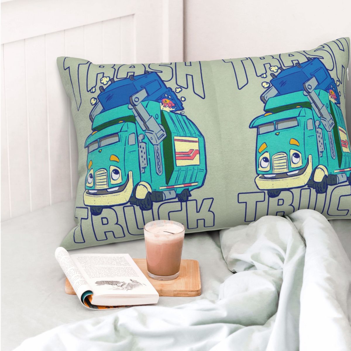 ゴミ収集車漫画 Netflix 長方形枕カバー クッションカ - Home Decor Netflix のレビューと価格
