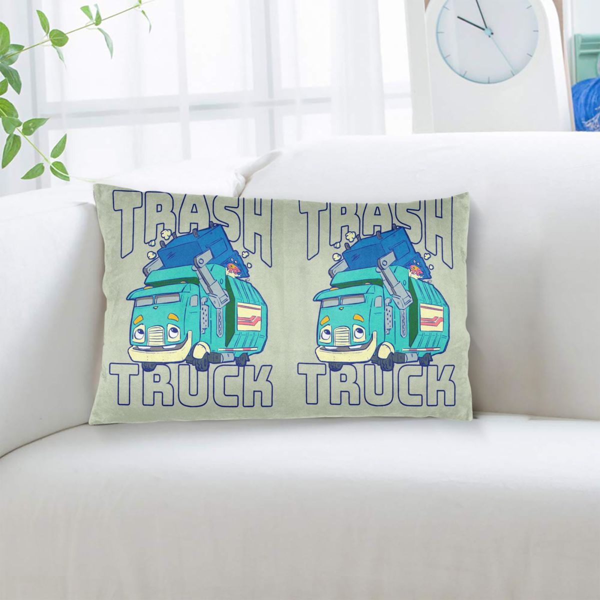 ゴミ収集車漫画 Netflix 長方形枕カバー クッションカ - Home Decor Netflix のレビューと価格