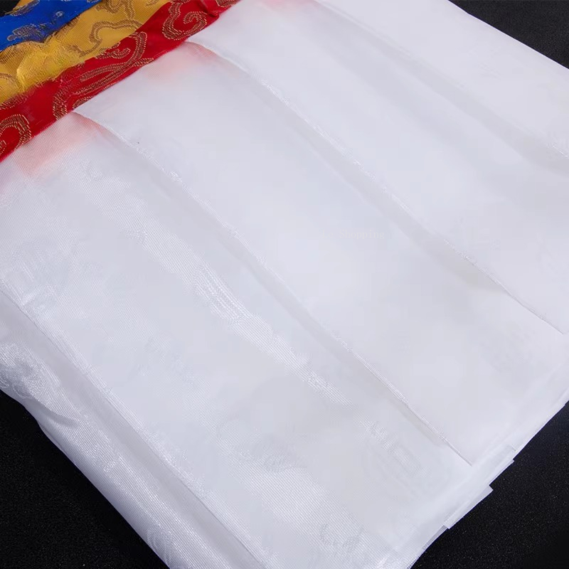 4.6 メートル白/黄色/緑/5 色チベットスタイルカーテン - Home Decor Curtain のレビューと価格