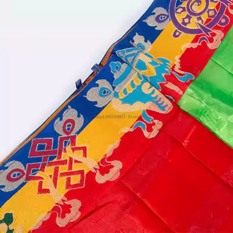 5メートルのチベット式テーブル用八吉祥カーテン、宗教的なペン - Home Decor Curtain のレビューと価格