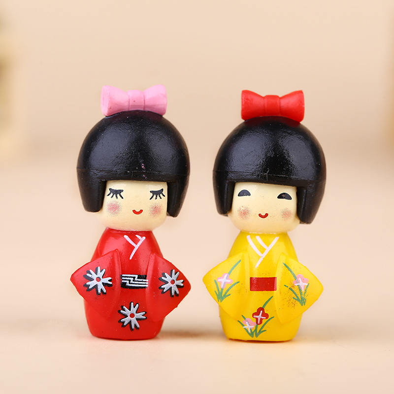 新しい日本のかわいい女の子の置物盆栽装飾ミニ家の装飾ミニチュ - Home Decor Y2K のレビューと価格