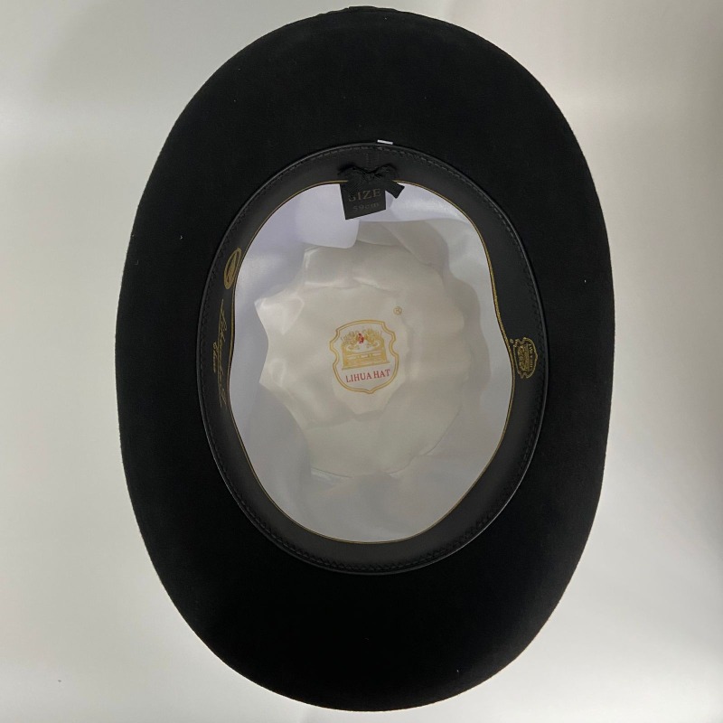 ブラックウールフェルトシルクハットメンズフォーマルビクトリア - Victory Home Decor のレビューと価格