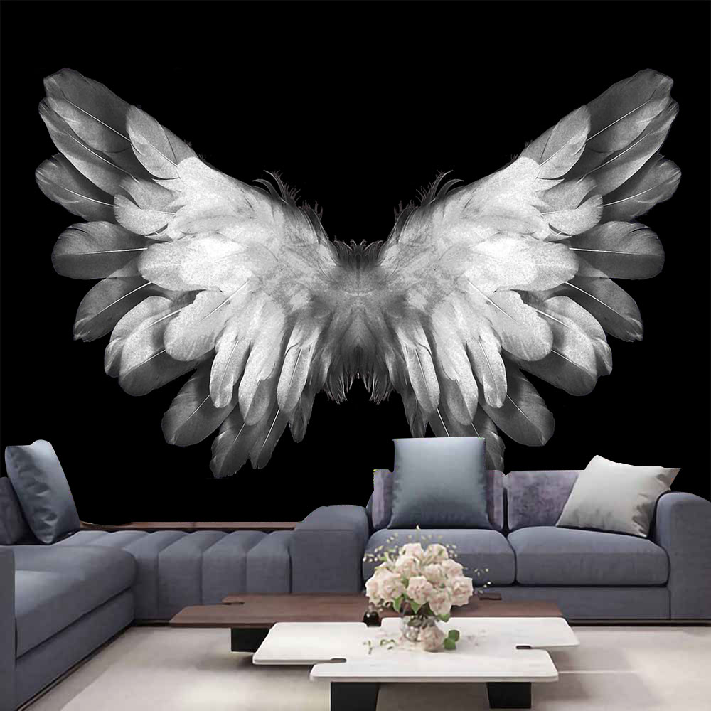 ヒッピーの天使の羽,大きな天使の羽,壁の吊りカーペット,家の - Home Decor Hippie のレビューと価格