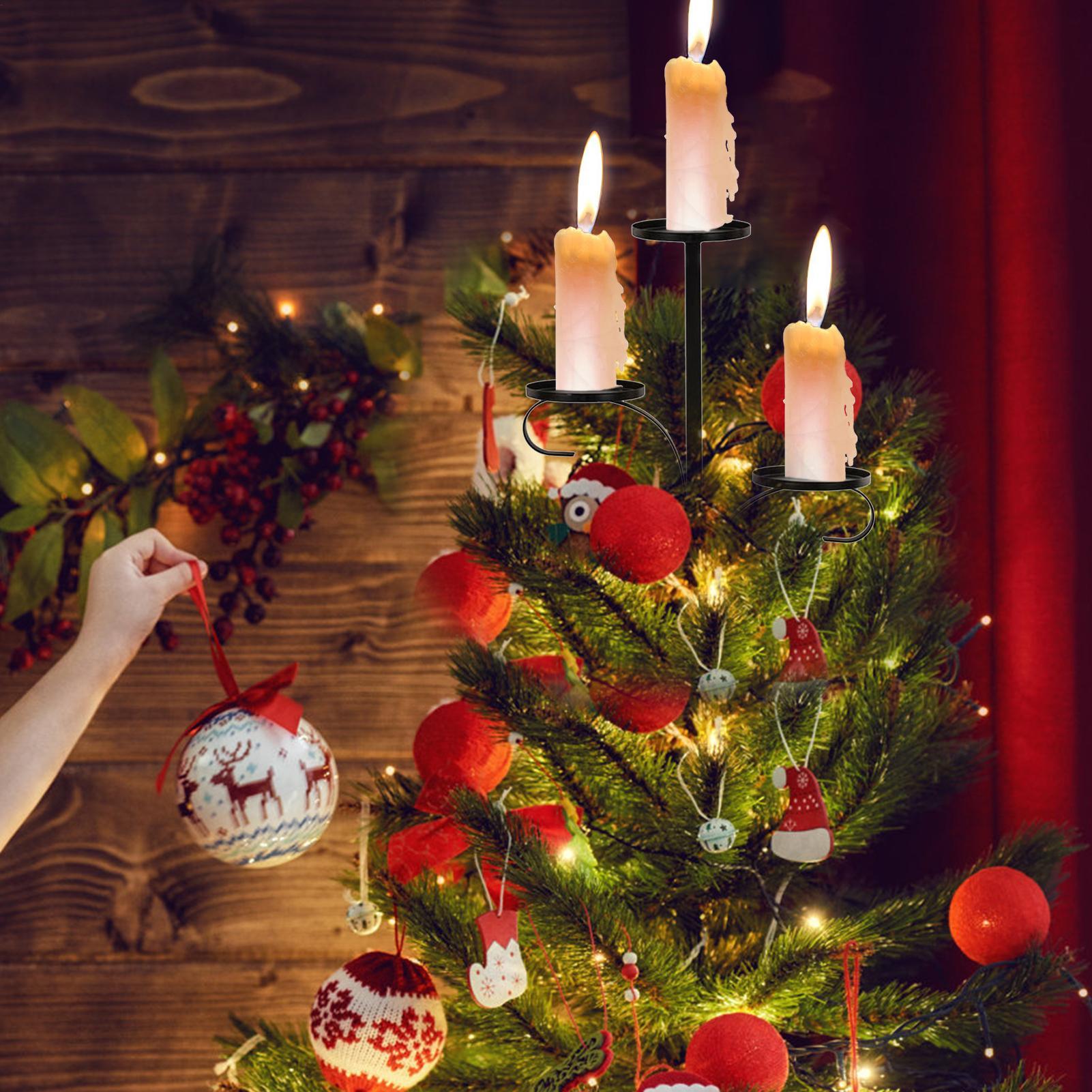メタルブラックトリプルツリートッパー燭台ツリートッパー燭台ク - Home Decor Tree のレビューと価格