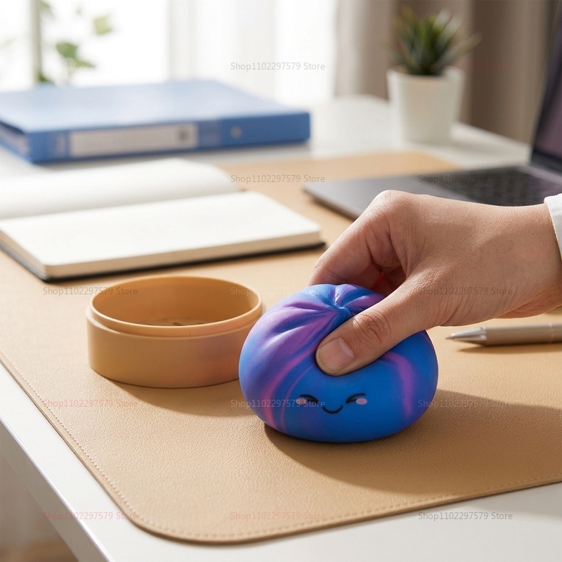 新しいレインボーおもちゃ、蒸し器ボックス付きスクイーズドウス - Home Decor Unique Items のレビューと価格