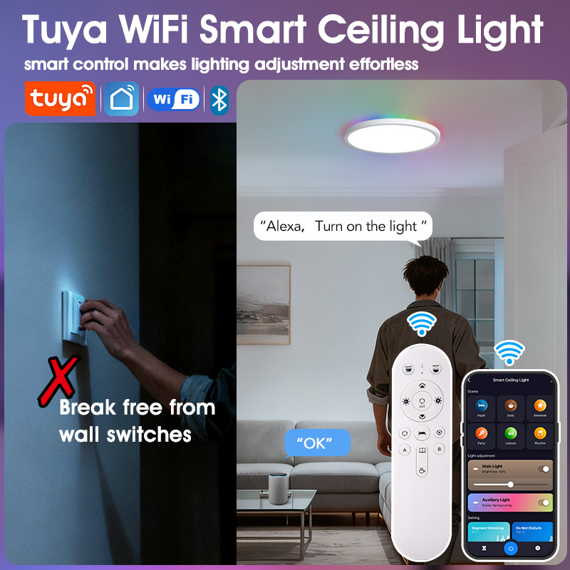 BENEWTON Tuya スマート WiFi シーリングラ - Home Decor Free App のレビューと価格