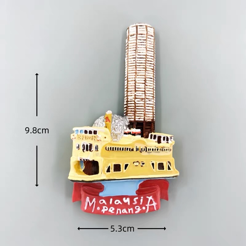 マレーシア3D冷蔵庫マグネット、クアラルンプール・ペナン・サ - Home Decor Malaysia のレビューと価格