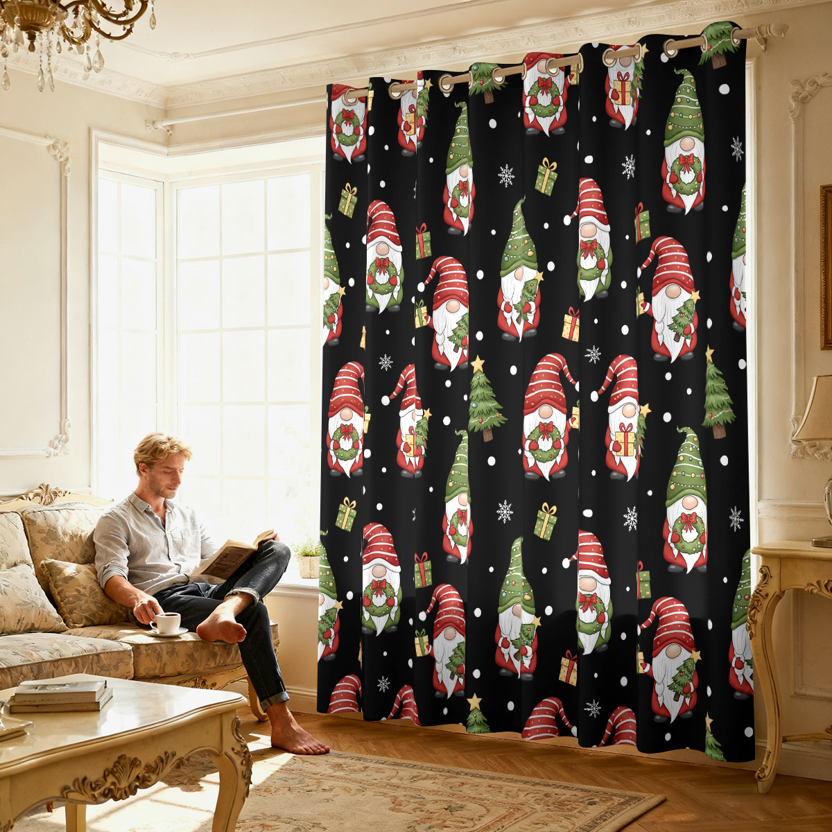 クリスマスドワーフクリスマスツリーギフトプリントシングルルー - Home Decor Tree のレビューと価格