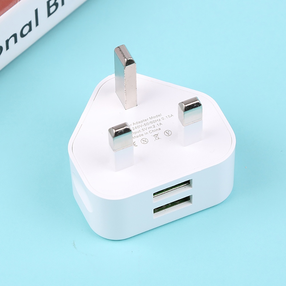 2in1 USB UKプラグ3ピン壁掛け充電アダプター、US - Home Decor Uk のレビューと価格